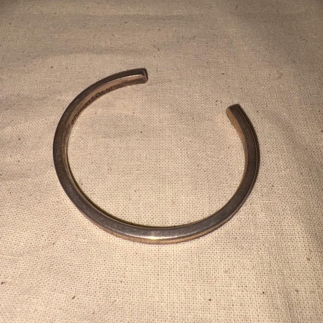 Tiffany & Co. シルバーバングル（S・箱付き）