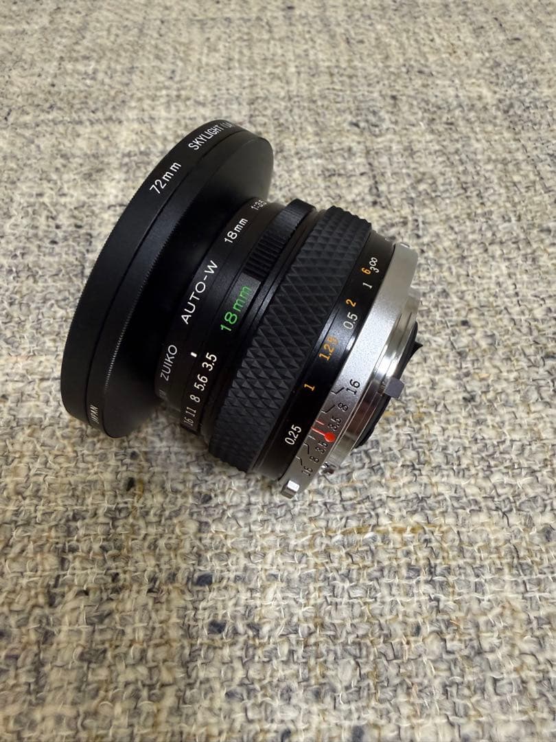 フィルムカメラ OLYMPUS ZUIKO AUTO-W 18mm F3.5