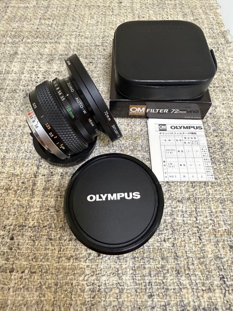 フィルムカメラ OLYMPUS ZUIKO AUTO-W 18mm F3.5