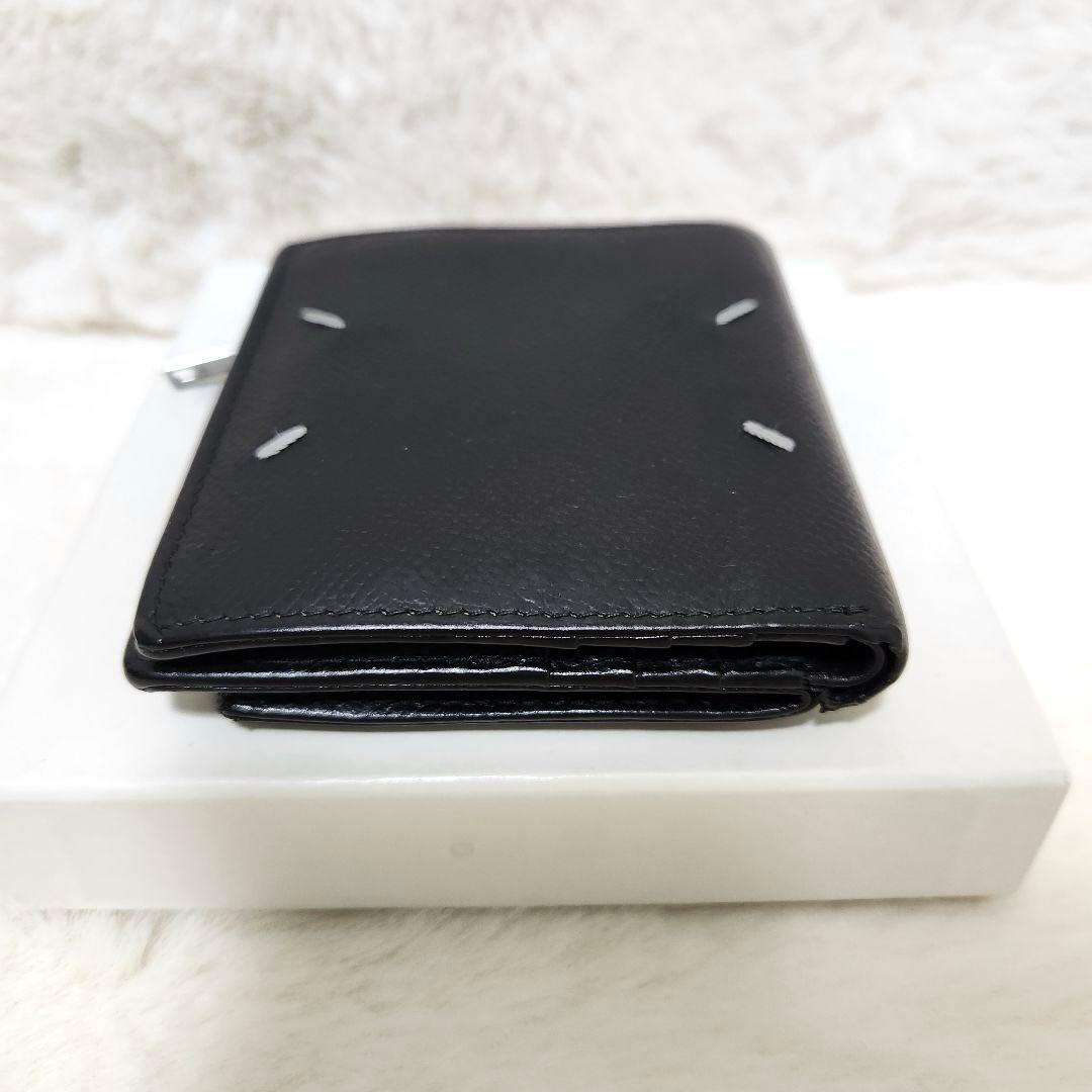 ✨極美品　正規品✨マルジェラ　二つ折り　小銭入れ　ステッチ　カレンダー　ブラック