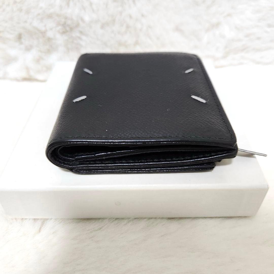 ✨極美品　正規品✨マルジェラ　二つ折り　小銭入れ　ステッチ　カレンダー　ブラック