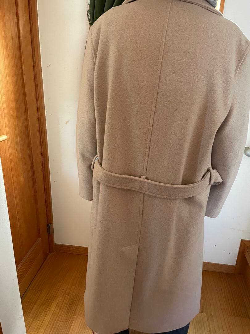 ZARA 白ベージュ ダブルブレスト チェスターコート 美品