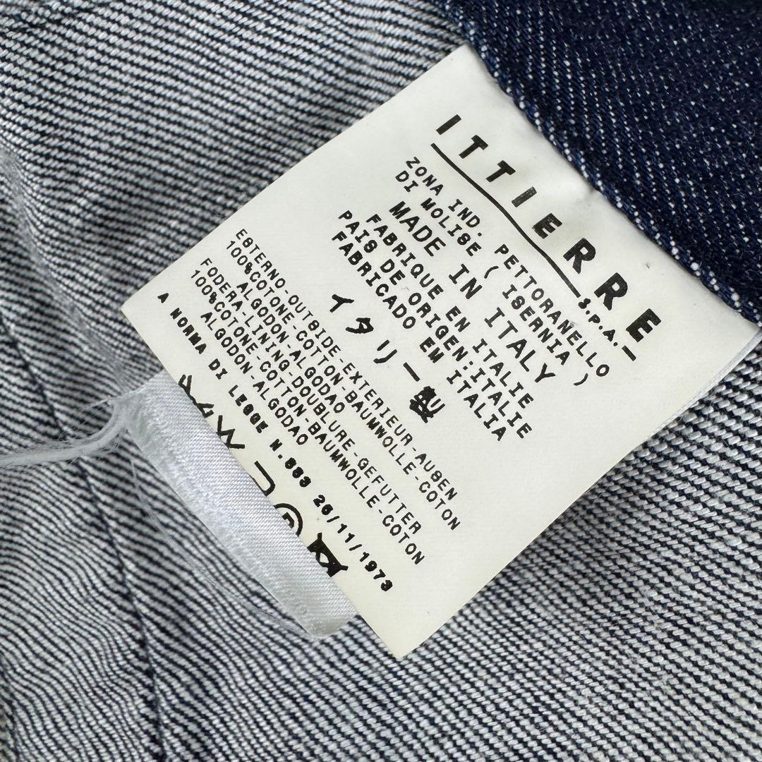 希少★DOLCE&GABBANA トレンチコート デニム ロング丈 ゴールド金具