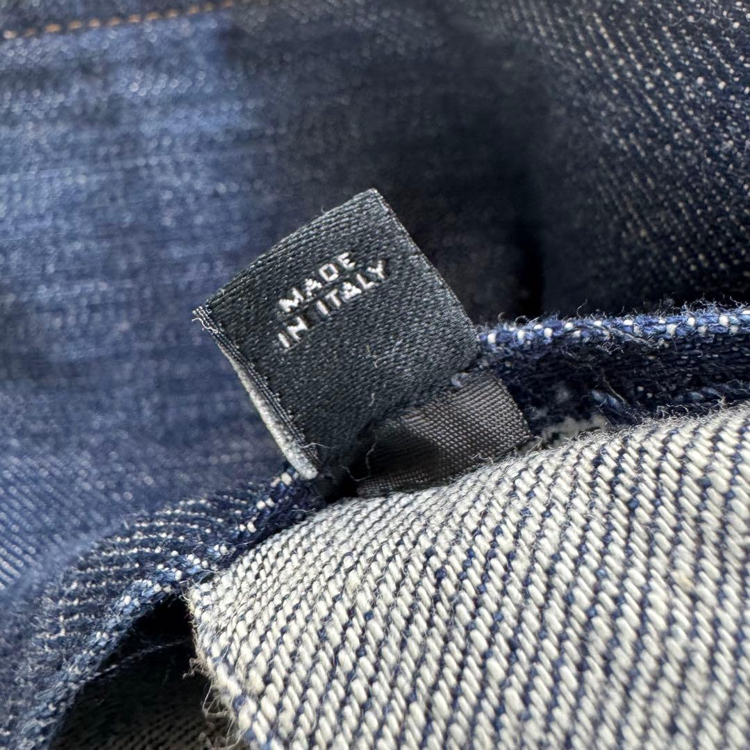 希少★DOLCE&GABBANA トレンチコート デニム ロング丈 ゴールド金具