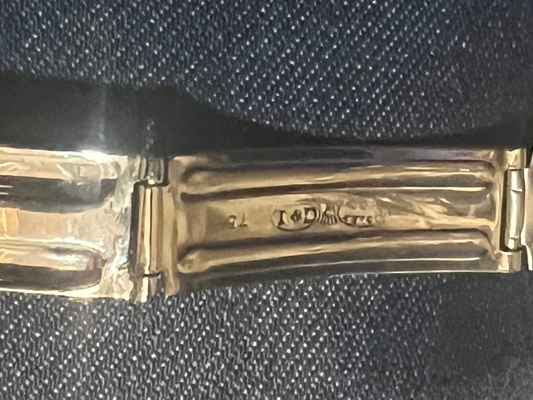 ロレックスオイスターデイトプレジョン　純正デベソリベット着お豆腐