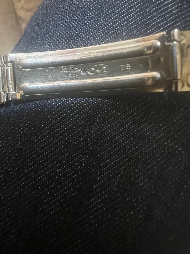 ロレックスオイスターデイトプレジョン　純正デベソリベット着お豆腐