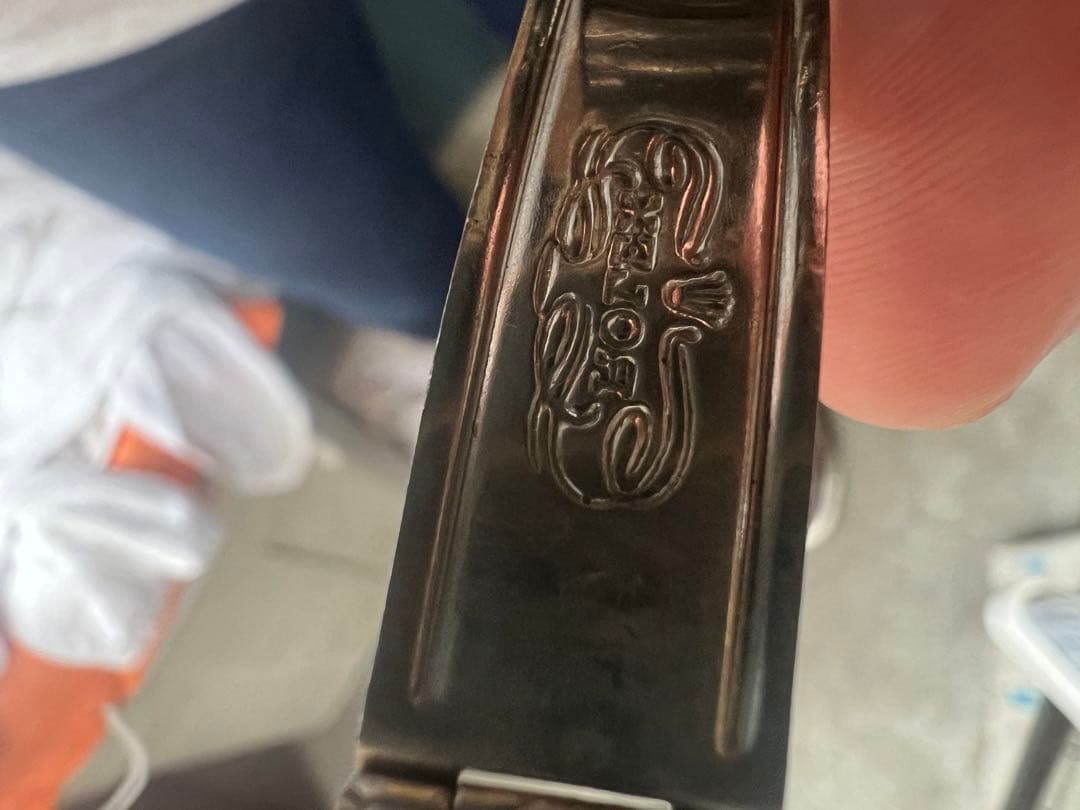 ロレックスオイスターデイトプレジョン　純正デベソリベット着お豆腐