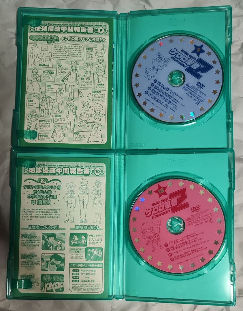 中古　ケロロ軍曹1st,2ndシーズンセット　視聴確認済み