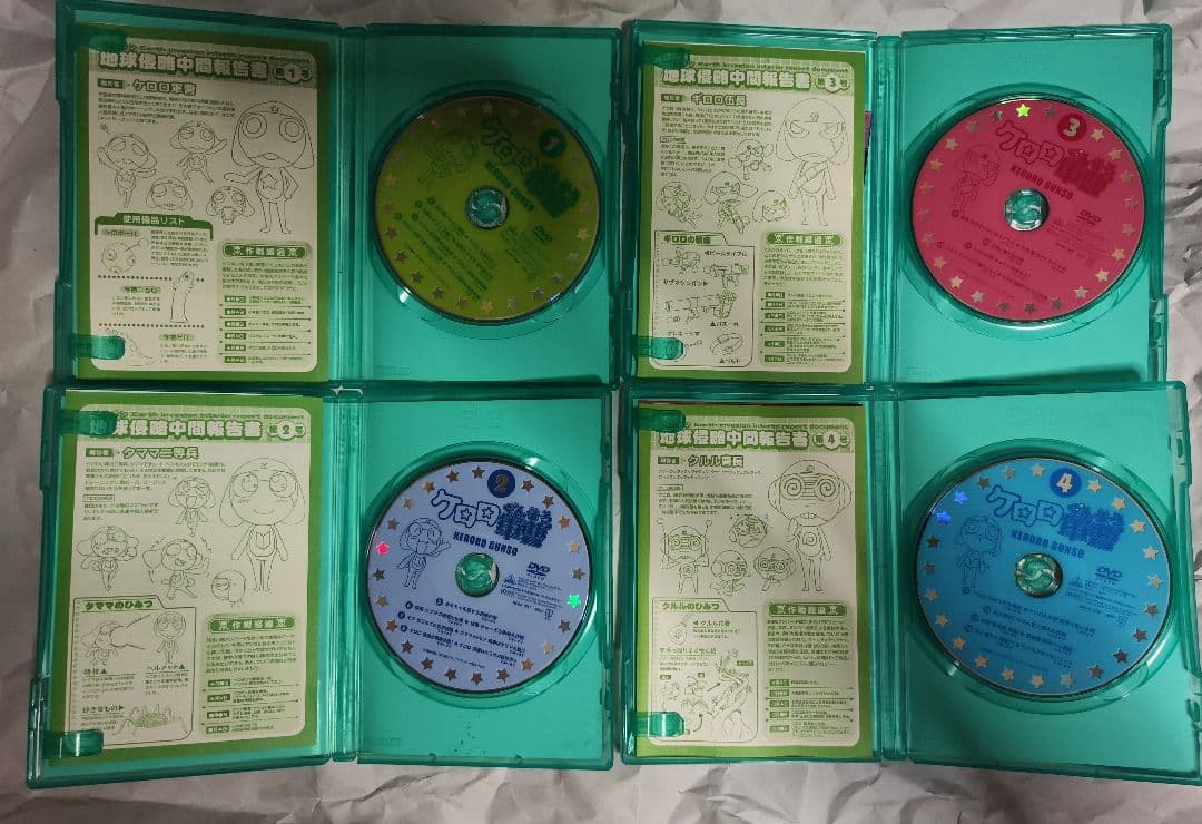 中古　ケロロ軍曹1st,2ndシーズンセット　視聴確認済み