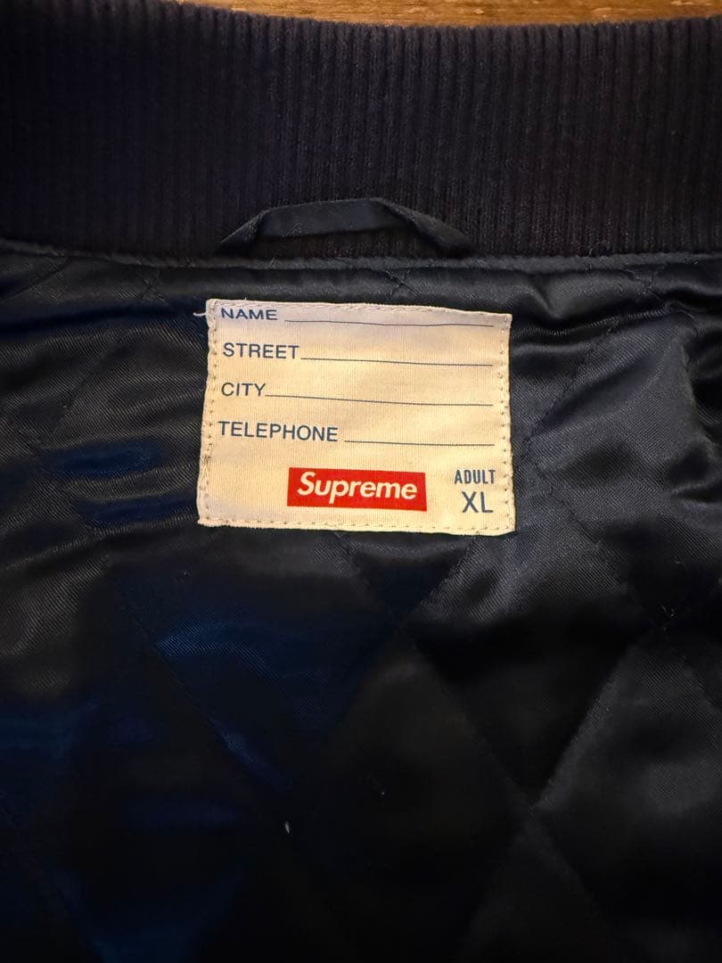 Supreme 19AW Team Varsity Jacket スタジャンXL