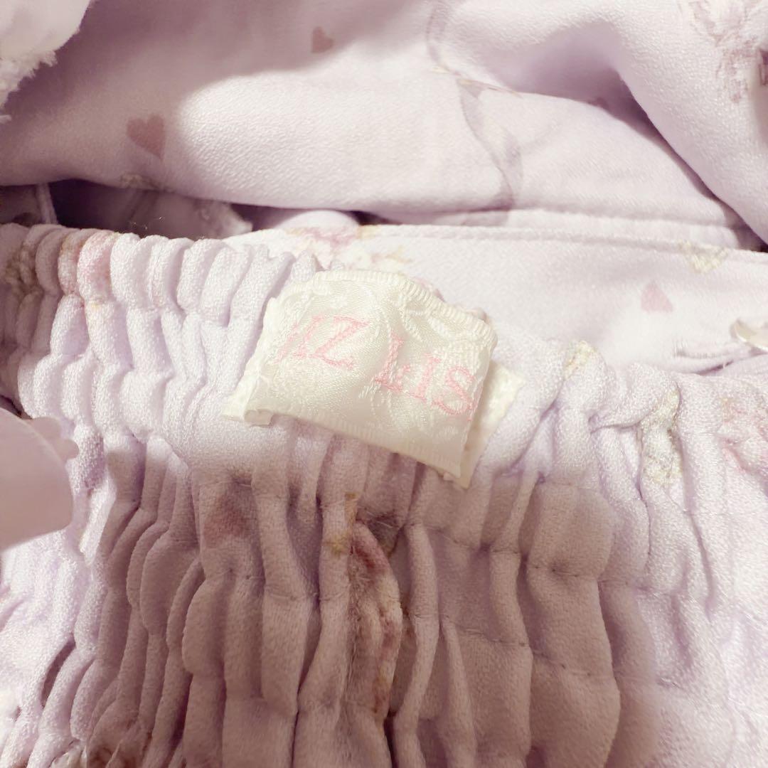 LIZLISA スカート Girls Party柄 パープル