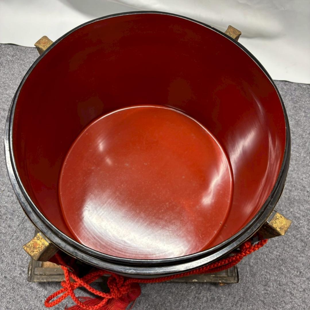 時代 行器 ほかい 漆塗 金蒔絵 日本美術 アンティーク 古道具 工芸品 ②