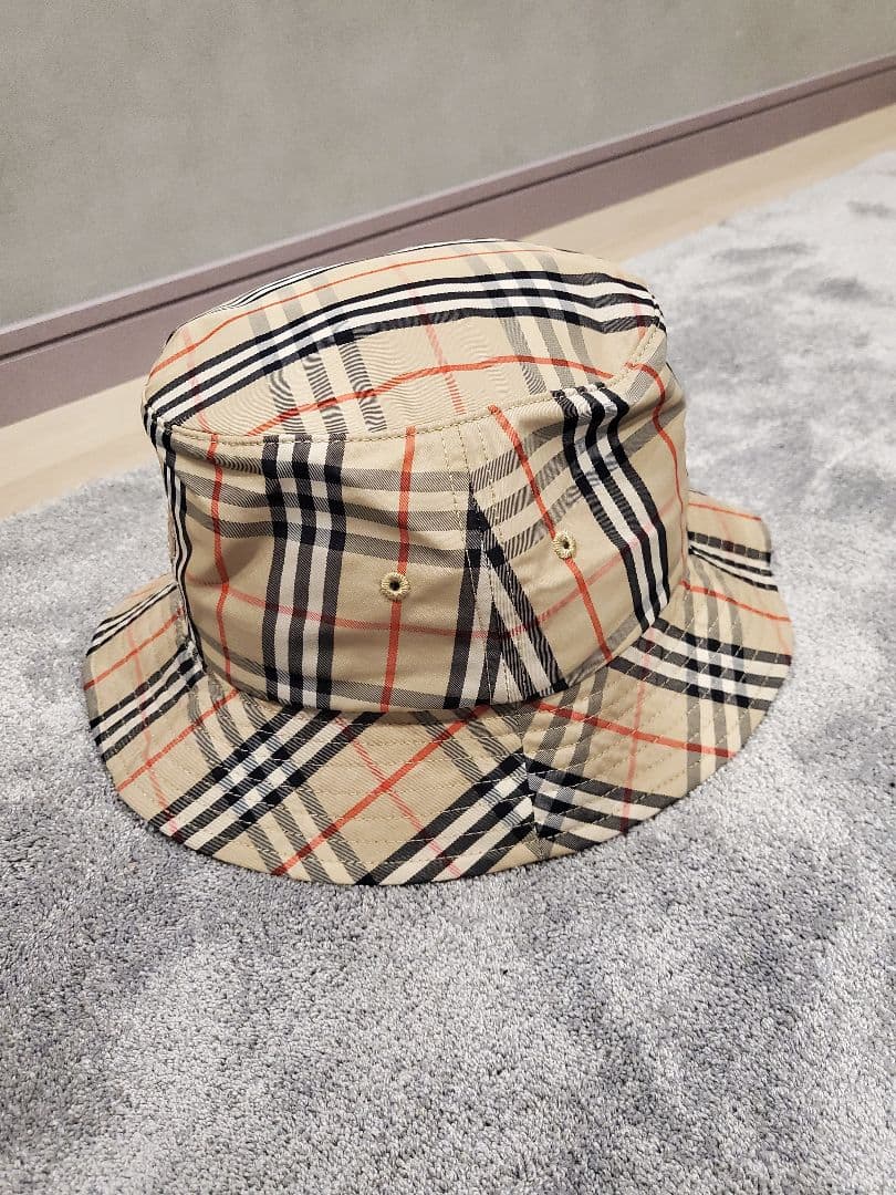 Burberry × supreme ハット HAT キャップ