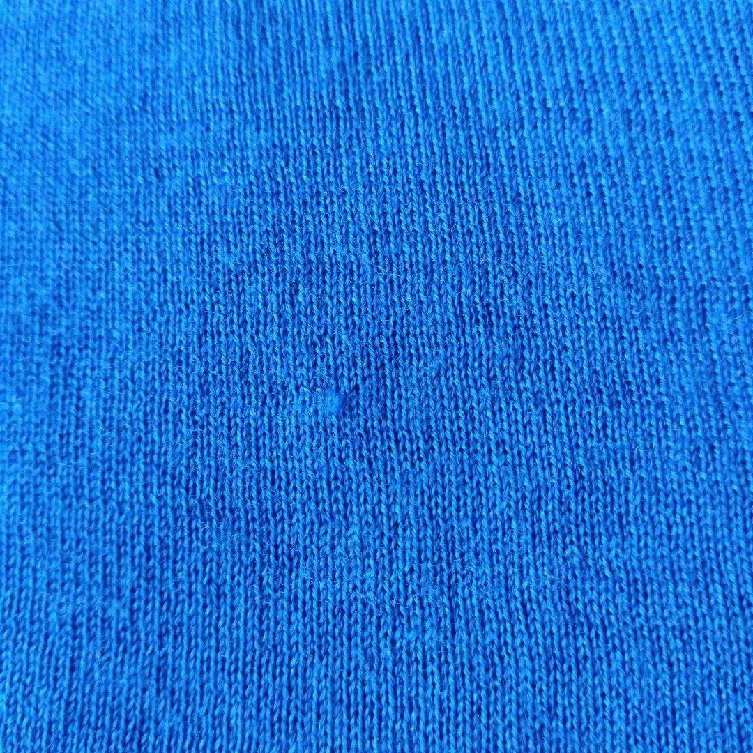 コムデギャルソン オムプリュス　ウール　大判ストール　ブルー