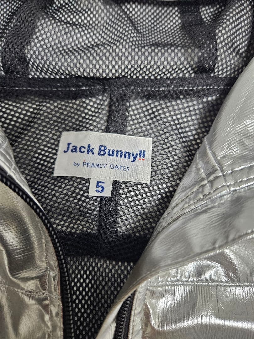 【✨未使用新品✨】タグ付　JACK BUNNY シルバー フードジャケットメンズ