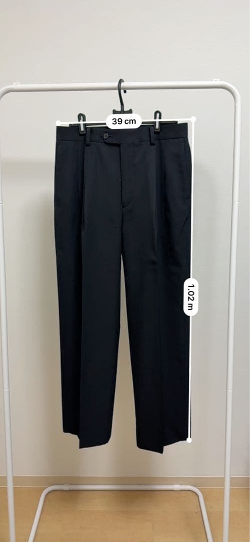 パンツ AURALEE WOOL MAX GABARDINE 2TUCK SLACKS