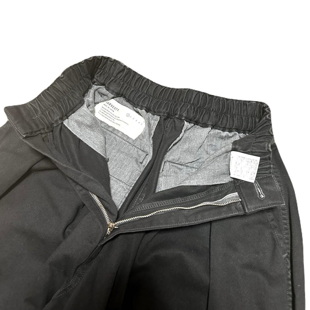 美品！HARVESTY ハーベスティ サーカスパンツ ブラック 0