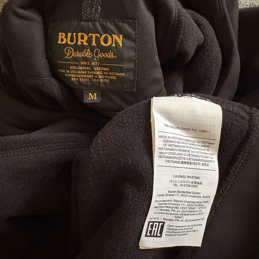 BURTON 撥水パーカー