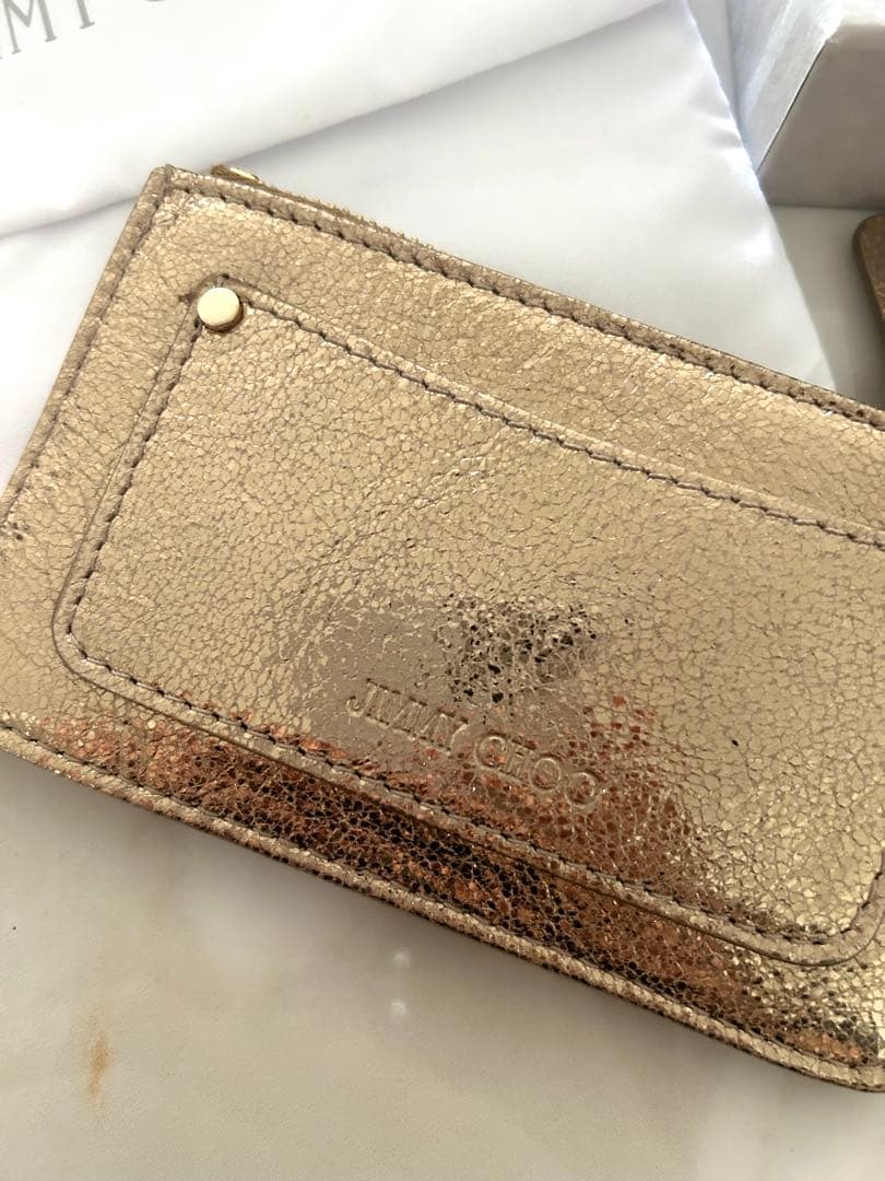 【新品未使用/箱袋付き】JIMMY CHOO (NANCY)カードケース小銭入れ