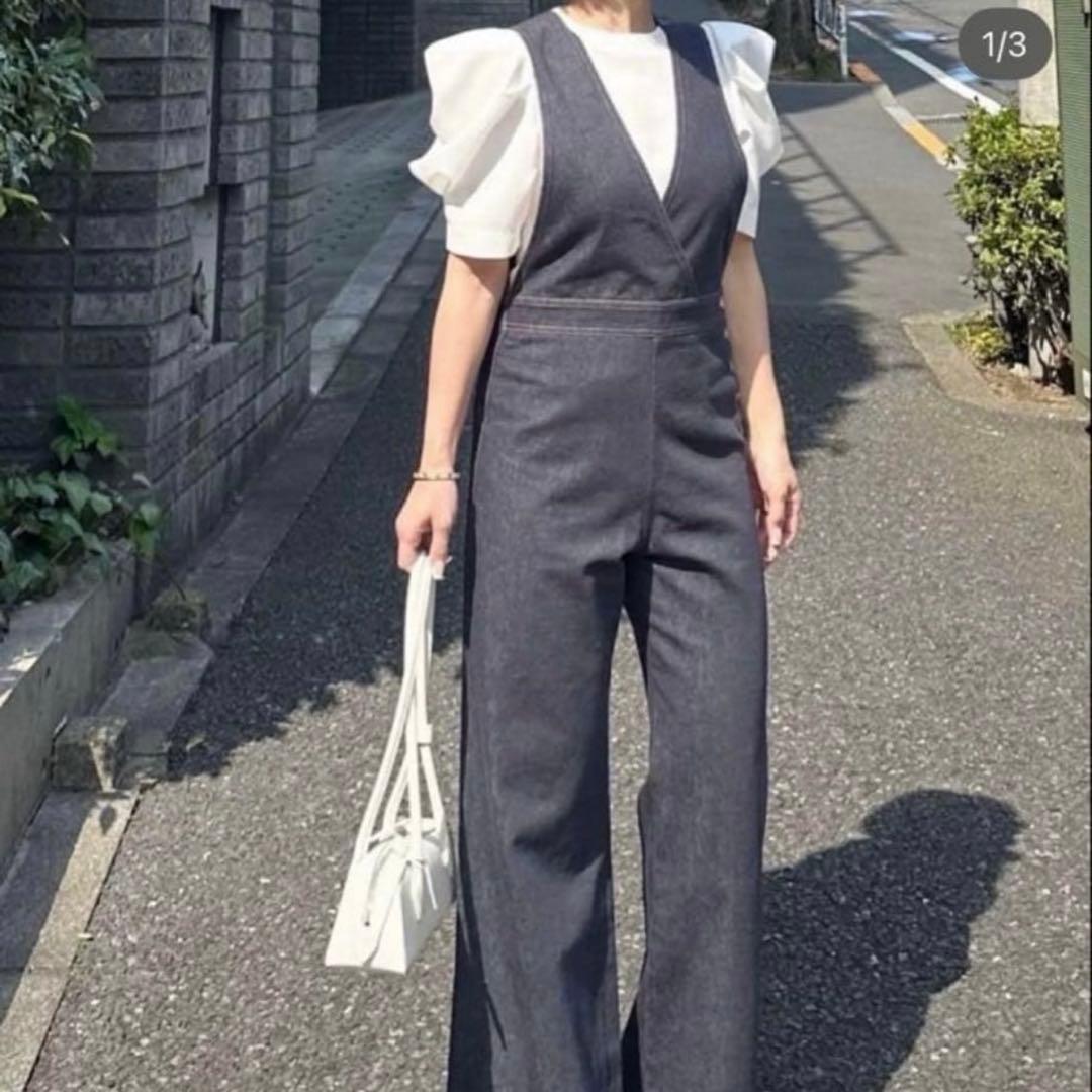 【シーニュ】デニムサロペット0 cygne オールインワン