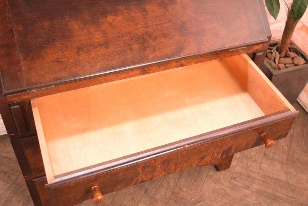 松本民芸家具 ライティングビューロー/デスク #308型 訳あり品