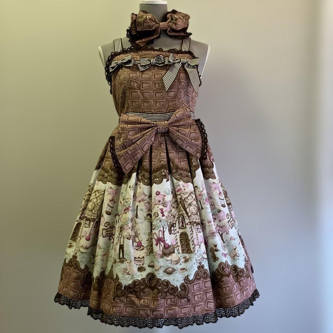 ベイビーザスターズシャインブライト　ジャンパースカート&カチューシャ