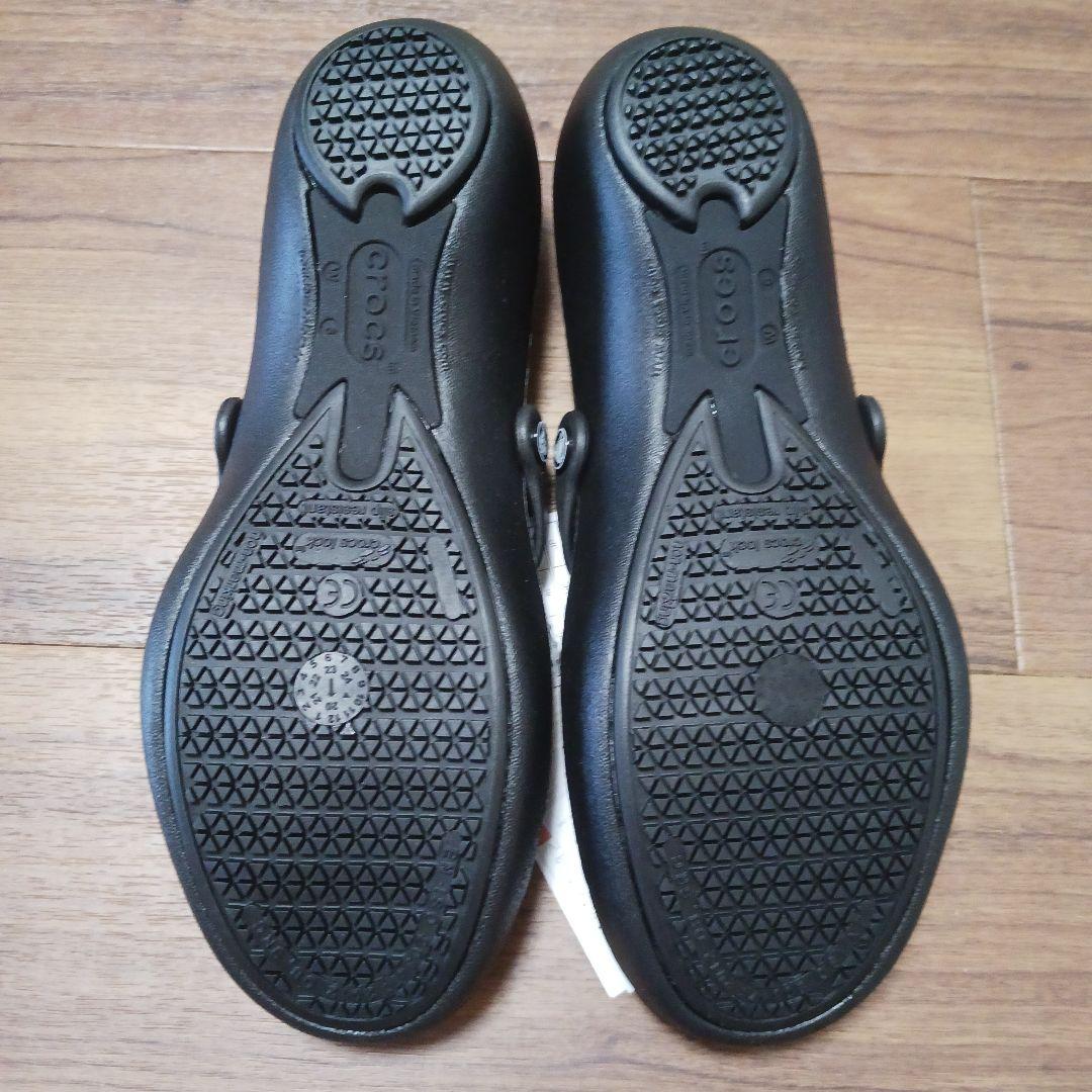 2326【廃盤・希少・新品】クロックス　crocs　アリスワーク　ブラック　23