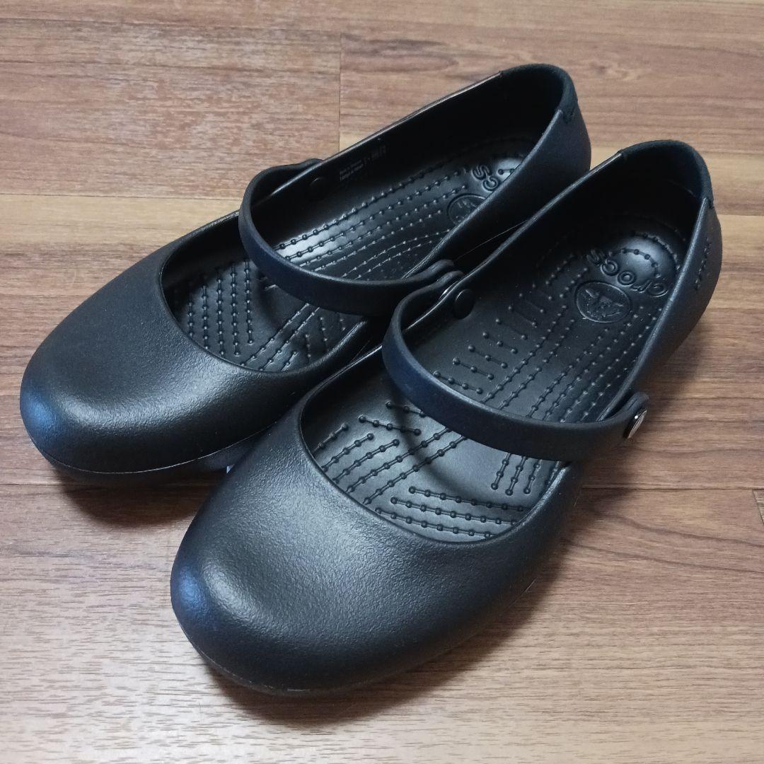 2326【廃盤・希少・新品】クロックス　crocs　アリスワーク　ブラック　23