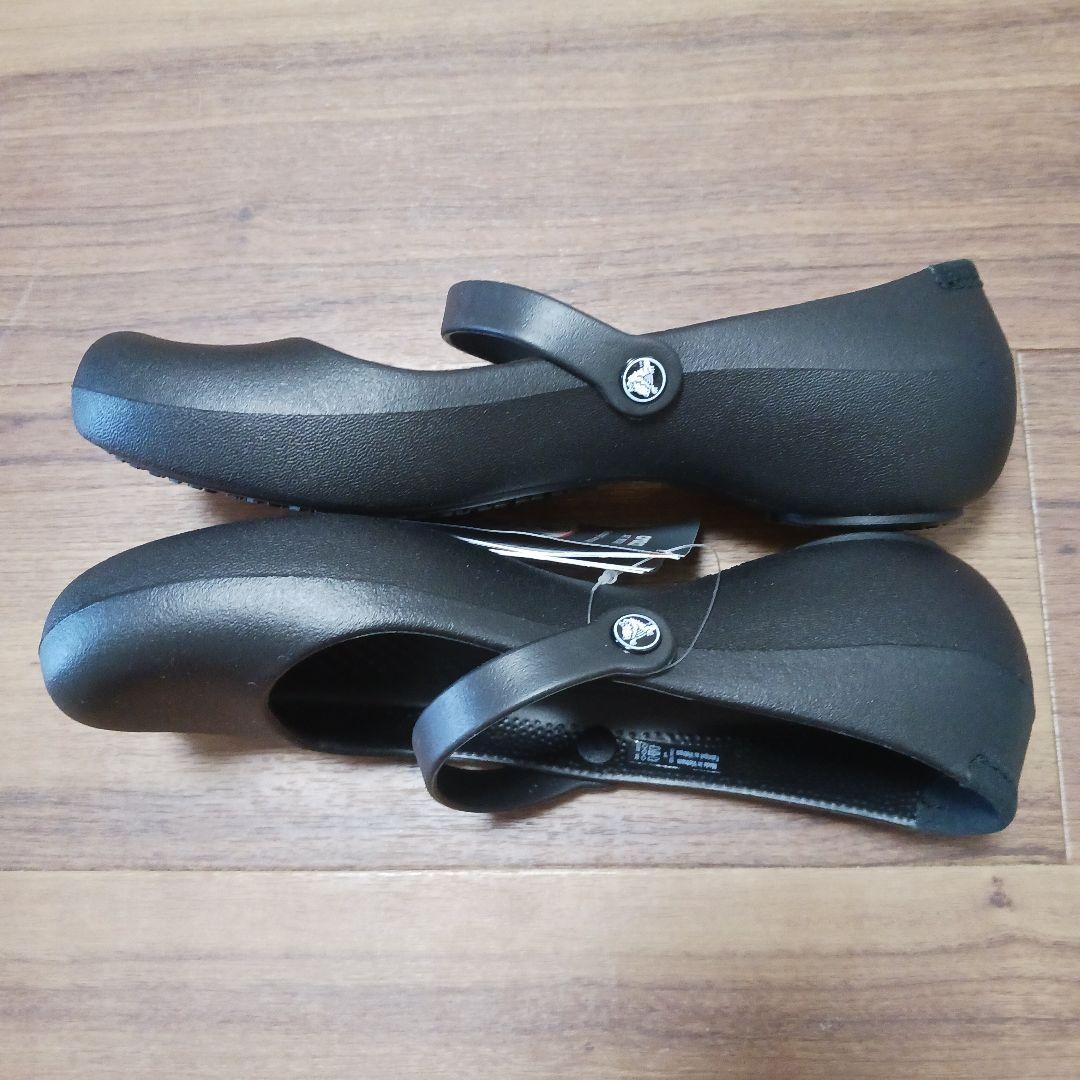 2326【廃盤・希少・新品】クロックス　crocs　アリスワーク　ブラック　23