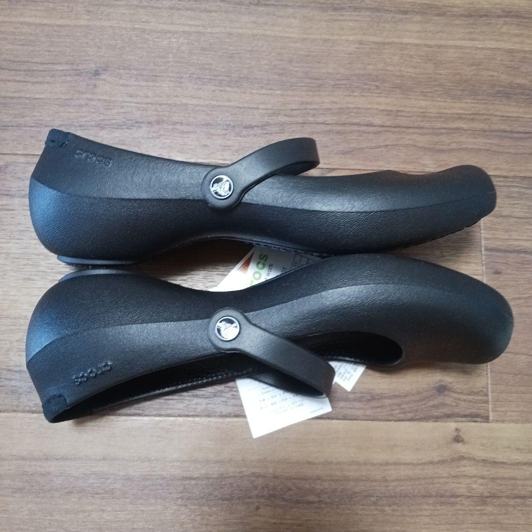 2326【廃盤・希少・新品】クロックス　crocs　アリスワーク　ブラック　23
