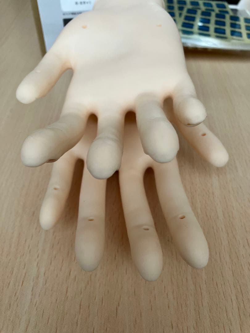 美品⭐︎認定モデルハンド⭐︎おまけ付 ネイリスト検定 JNEC ジェネック 両手