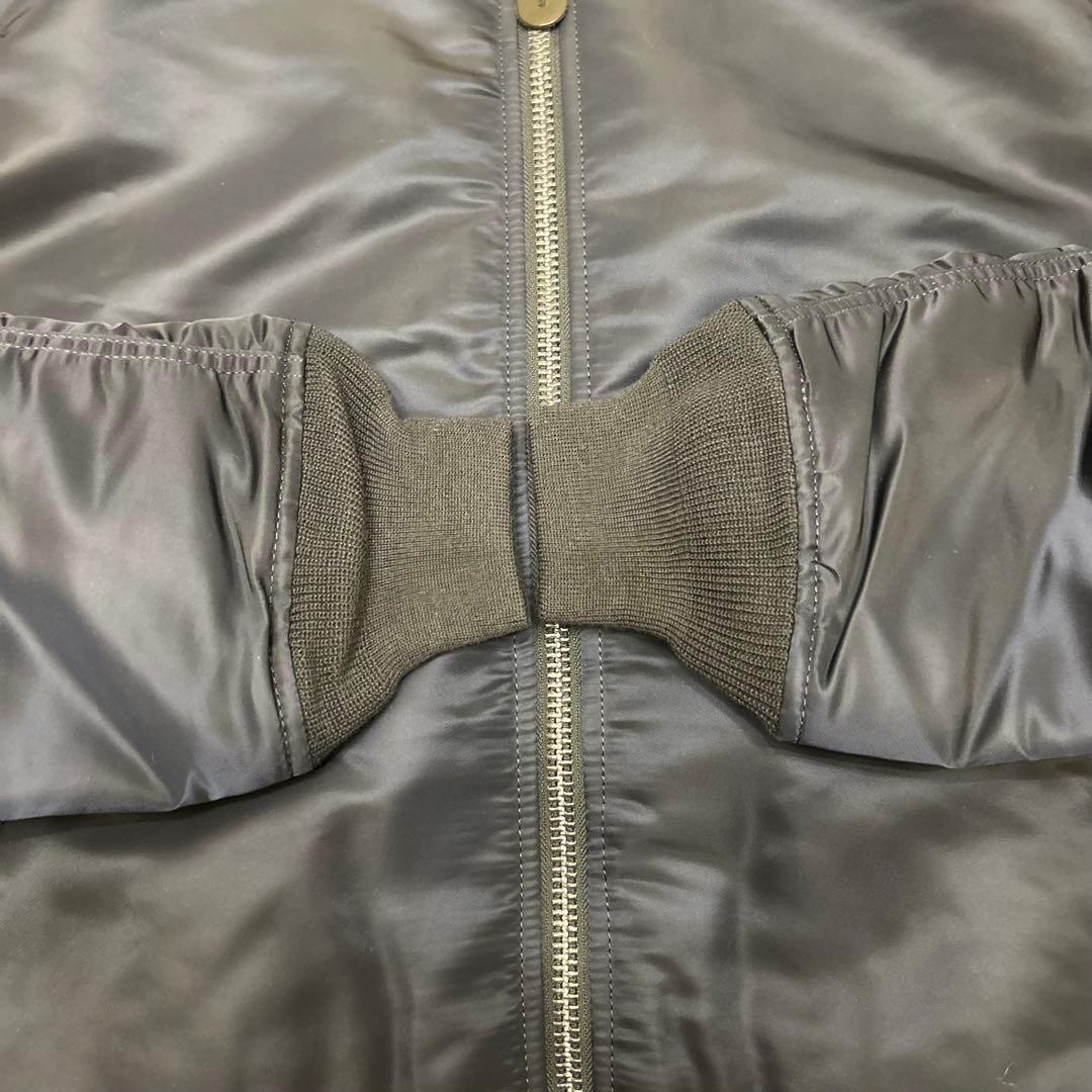 【美品】アルファ ALPHA MA-1 フライトジャケット ネイビー XLサイズ