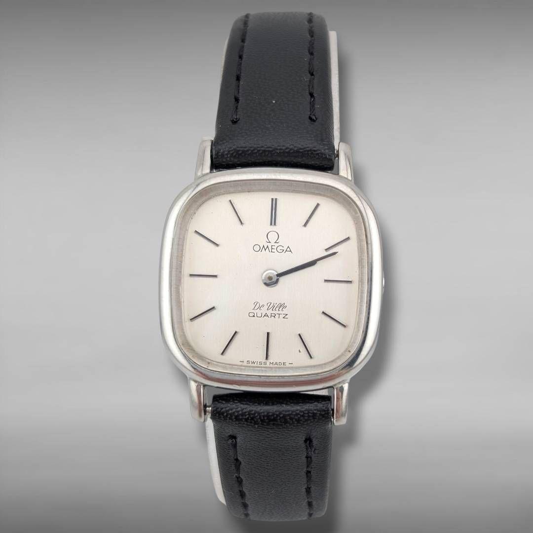 【新品電池/ベルト・稼働】オメガ デビル デヴィル プッシュ式リューズ