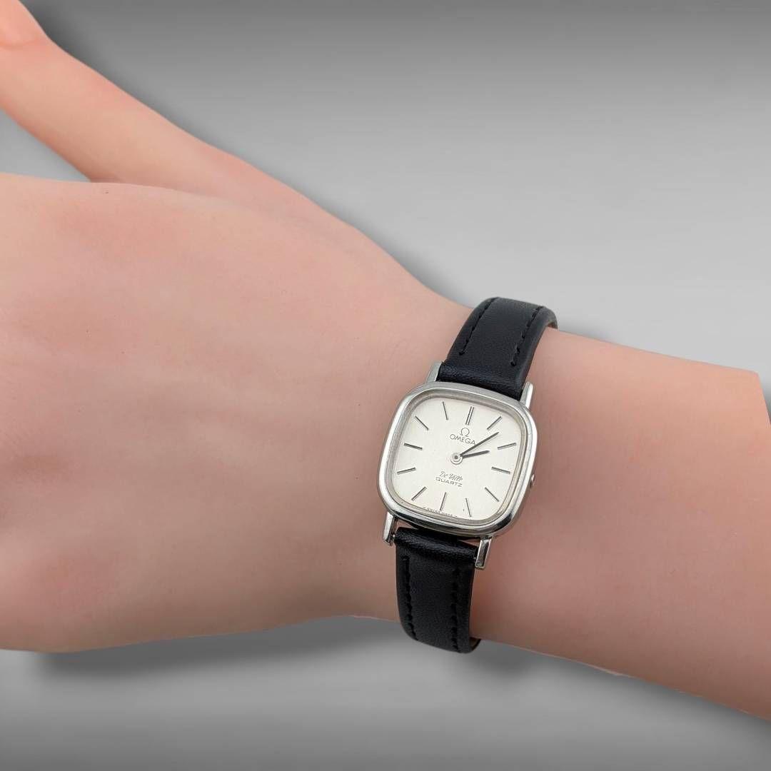 【新品電池/ベルト・稼働】オメガ デビル デヴィル プッシュ式リューズ