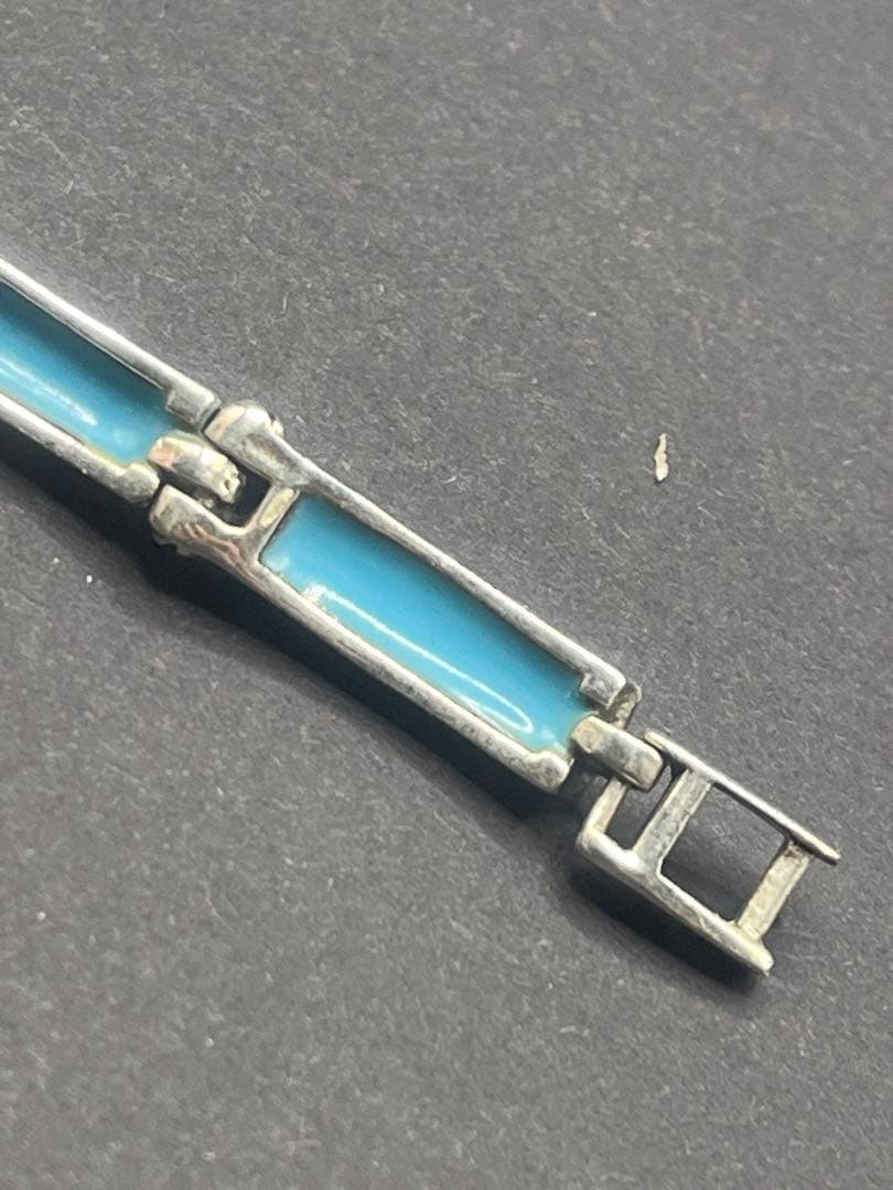 【激レア】シルバー925 ターコイズ？ バングル ブレスレット