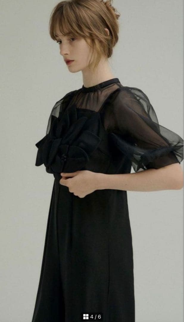 【le'rure】Flower bustier set combinaison