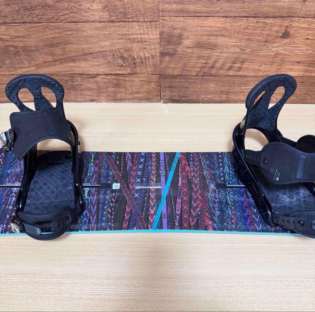 美品　BURTON バートン　レディース　スノーボード3点　メンテナンス済み