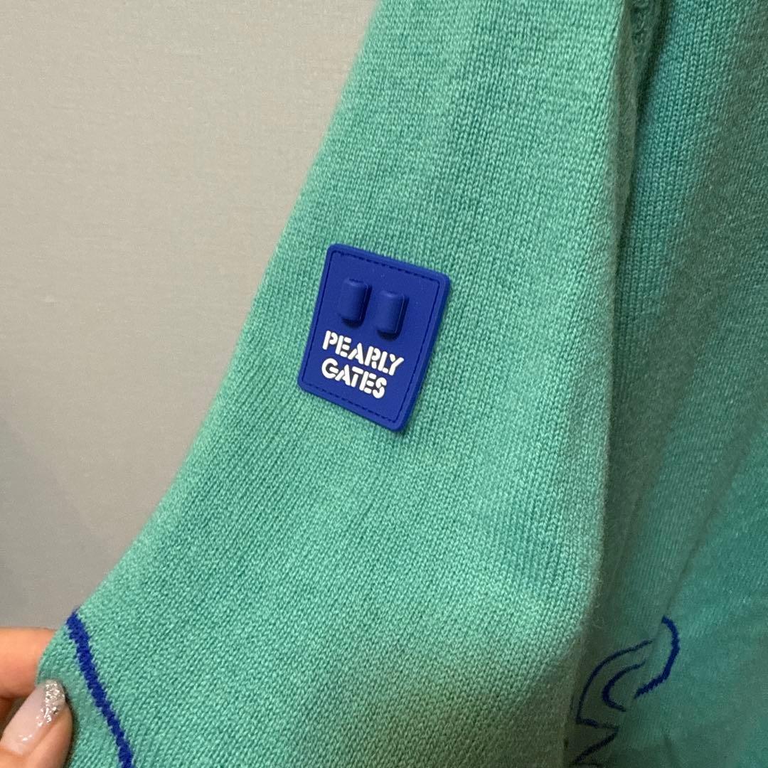 PEARLY GATES ミントグリーン ニット　セーター
