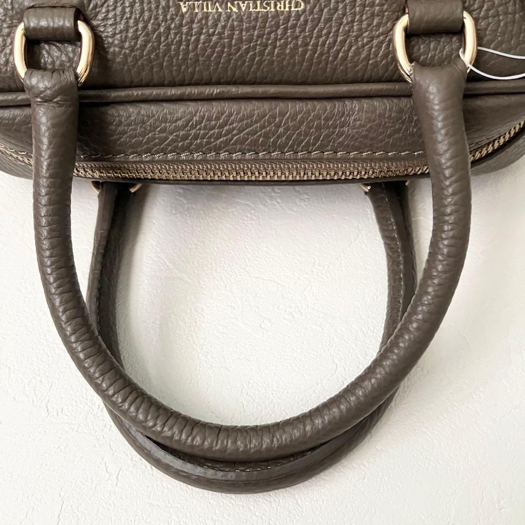 定価約3万 新品 タグ付 CHRISTIAN VILLA ミニボストンバッグ