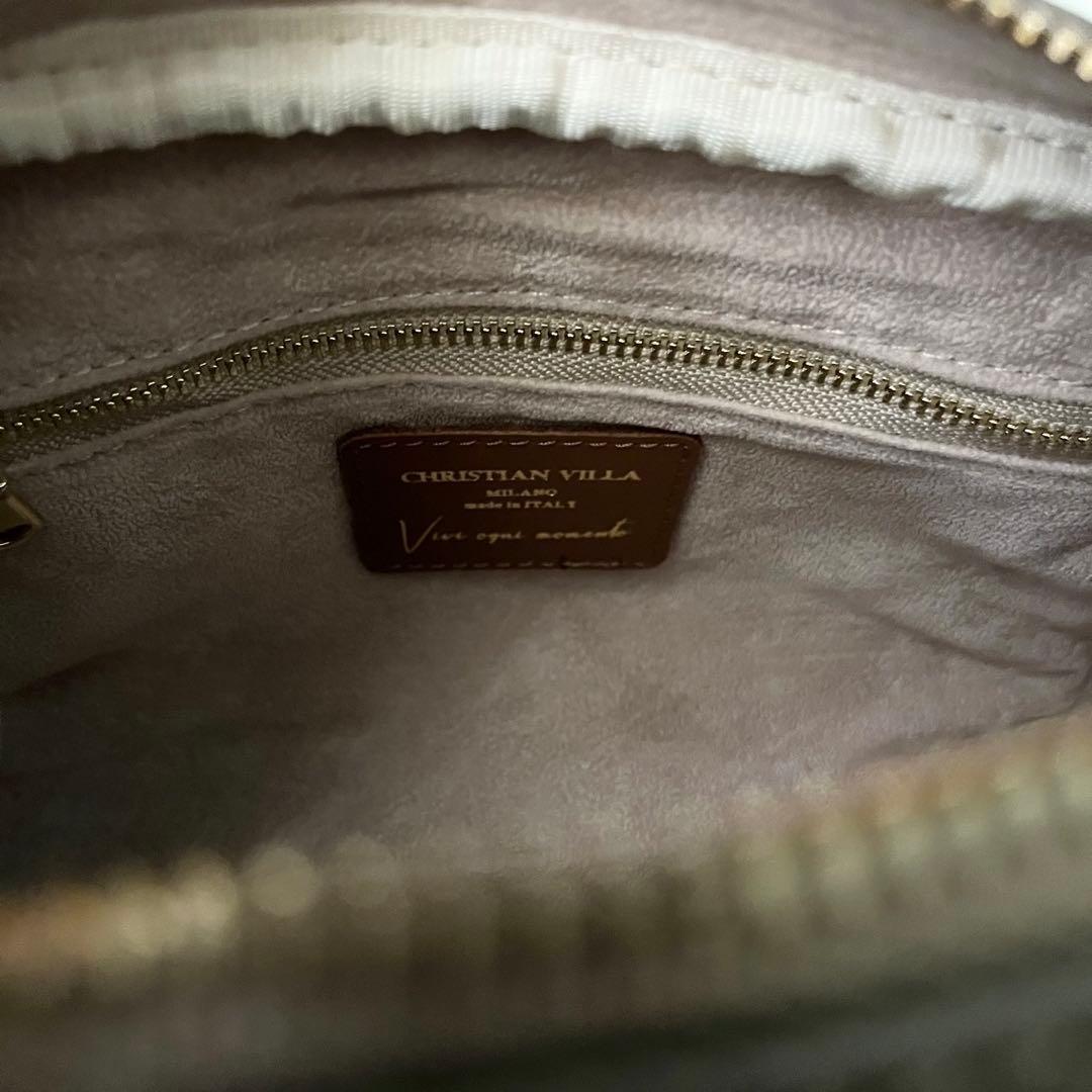 定価約3万 新品 タグ付 CHRISTIAN VILLA ミニボストンバッグ