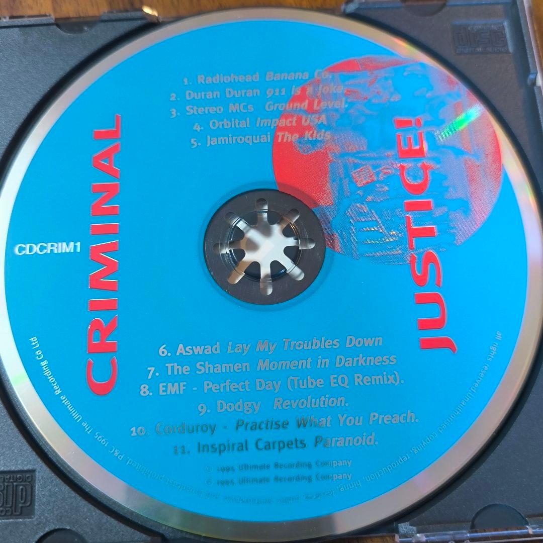 【激レア盤】Criminal Justice!　RADIOHEAD/ORBITA