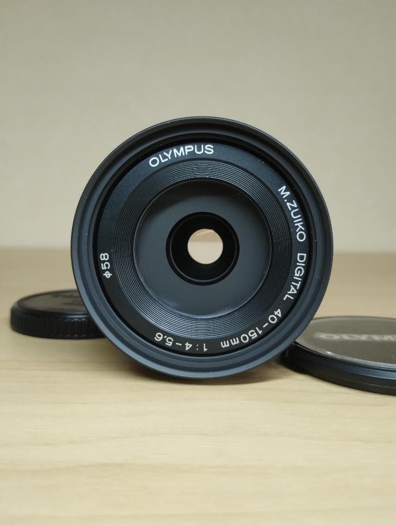 美品 OLYMPUS M.ZUIKO DIGITAL 40-150mm ブラック