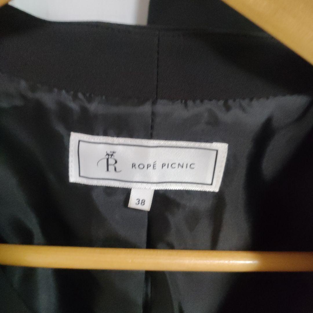 3点セットROPÉ PICNIC ブラックパンツ、スカートスーツ 38