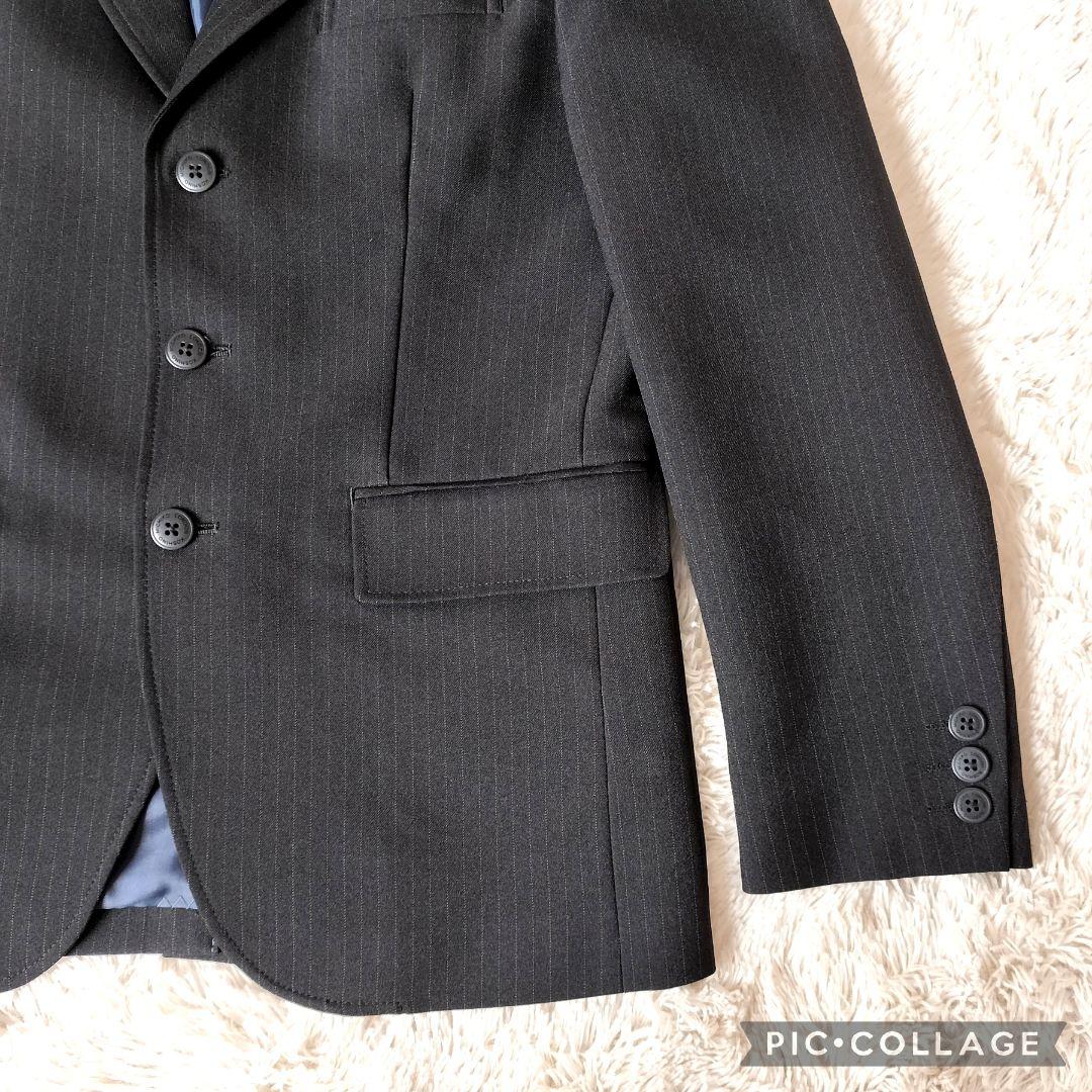 【極美品】ミチコロンドン 男の子フォーマルスーツ 150｜卒服 6点セット黒