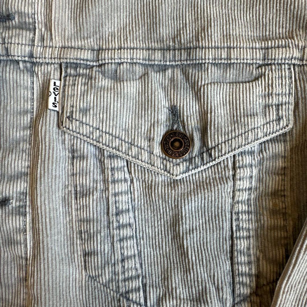 希少 ユーロリーバイス コーデュロイ ジャケット 【L】 グレー 90s