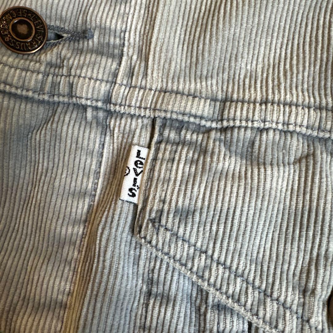 希少 ユーロリーバイス コーデュロイ ジャケット 【L】 グレー 90s