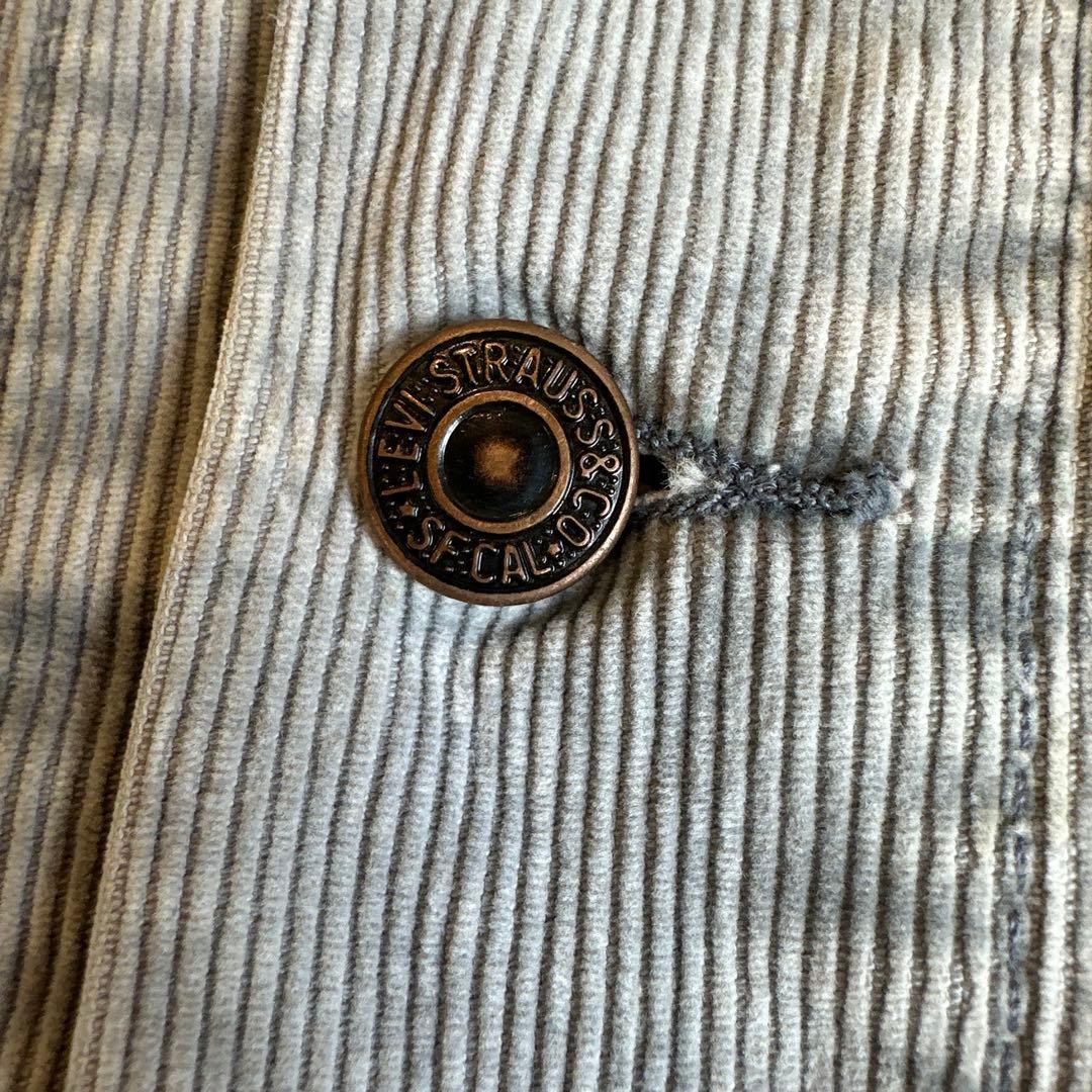 希少 ユーロリーバイス コーデュロイ ジャケット 【L】 グレー 90s