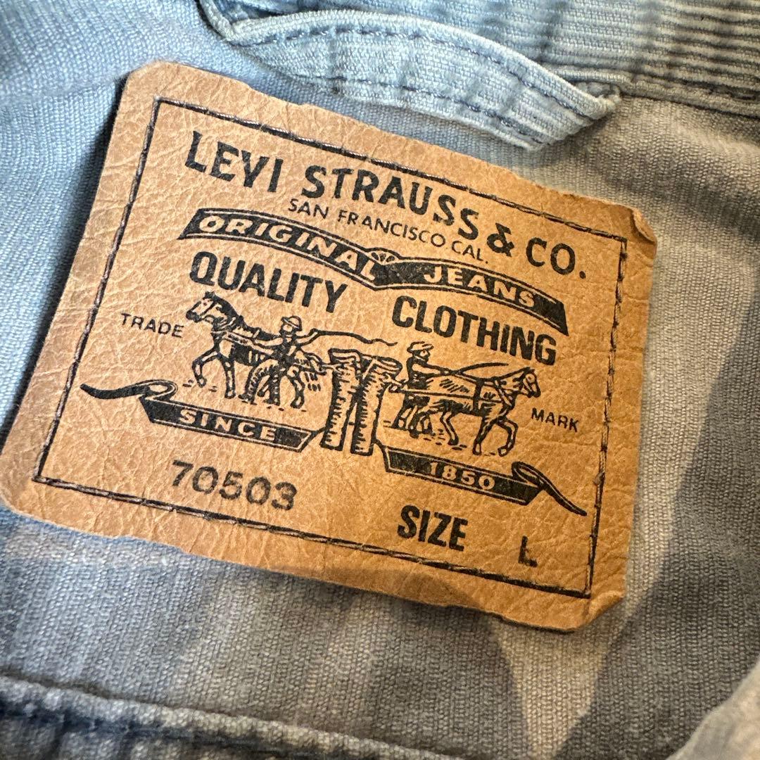 希少 ユーロリーバイス コーデュロイ ジャケット 【L】 グレー 90s