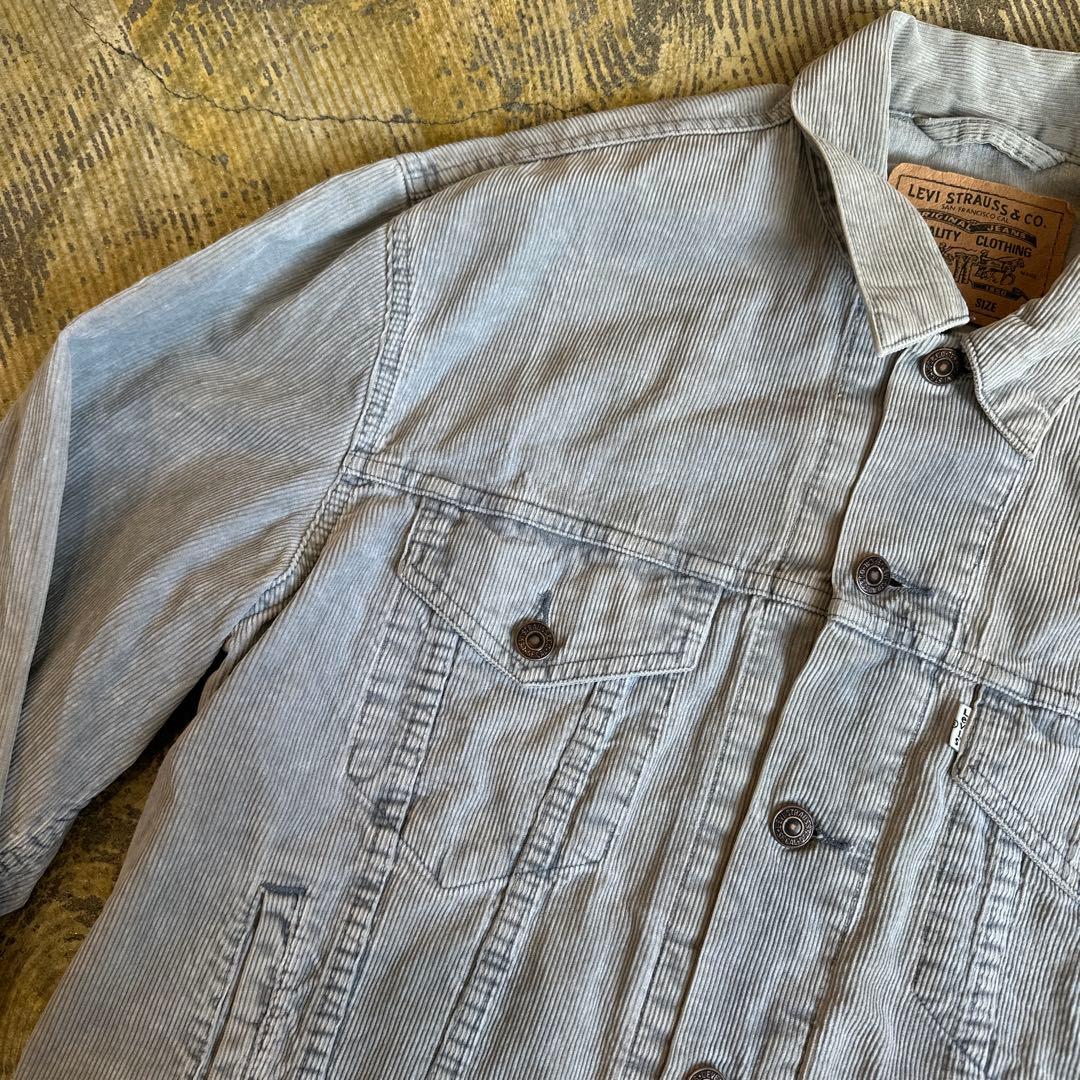 希少 ユーロリーバイス コーデュロイ ジャケット 【L】 グレー 90s