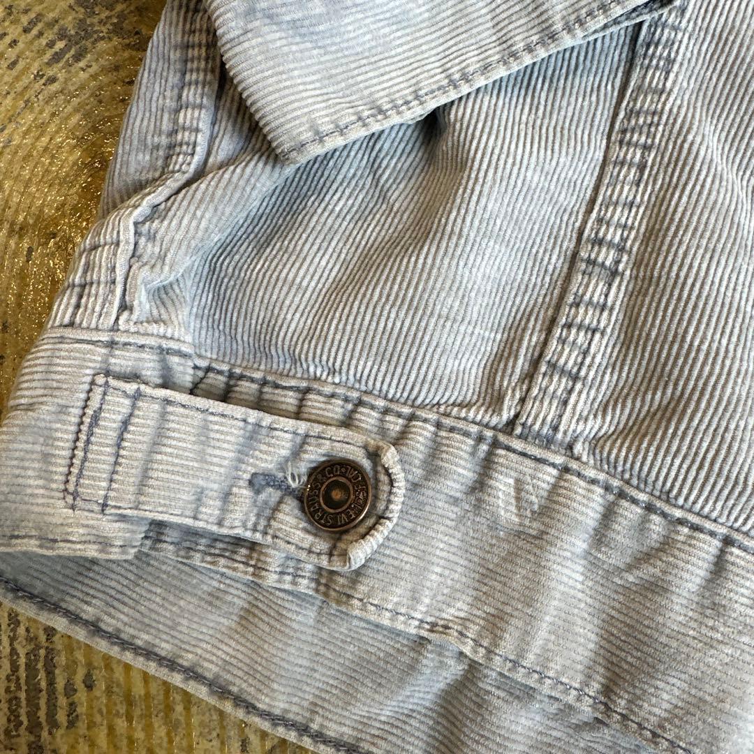 希少 ユーロリーバイス コーデュロイ ジャケット 【L】 グレー 90s